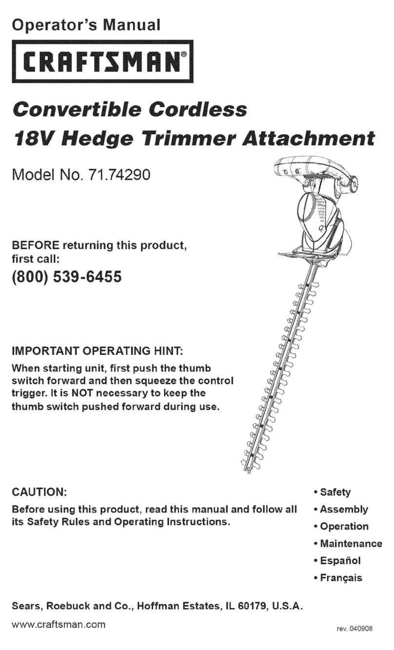 Craftsman 240.74290 Operator's manual