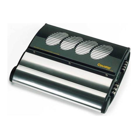 Coustic AMP-401DB owner's manual