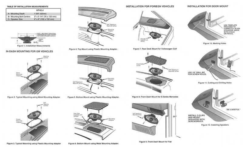 Coustic HP46.4 installation instructions