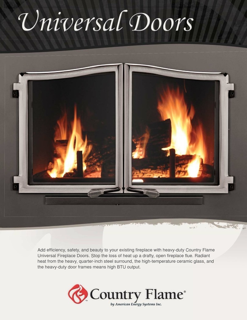 Country Flame Universal Doors 400 SERIES brochure