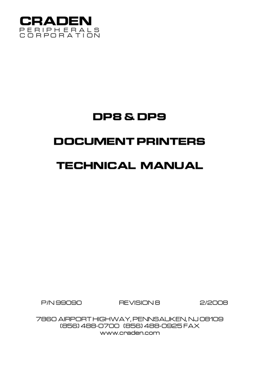 Craden DP8 User manual