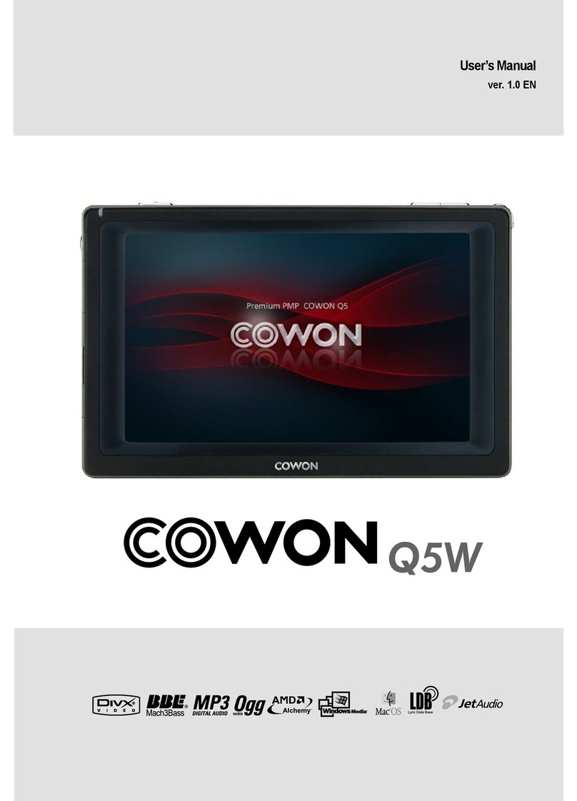 Cowon Q5W User manual