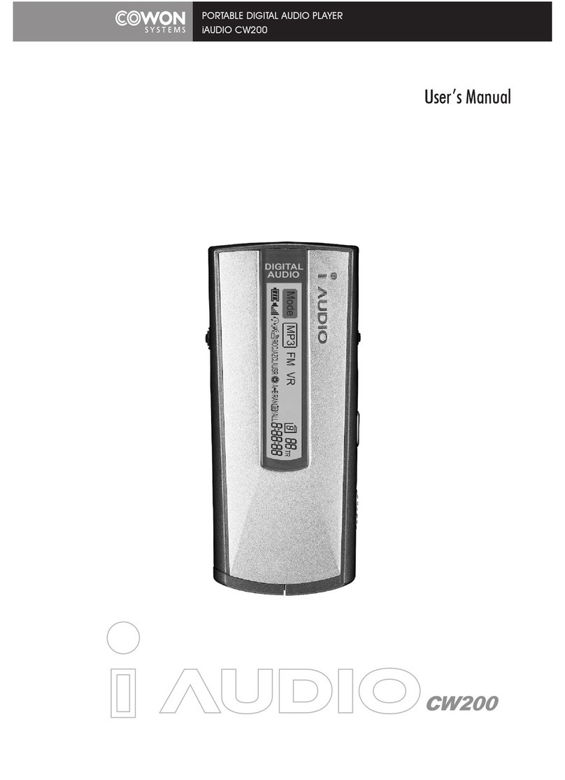 Cowon iAUDIO CW200 user manual