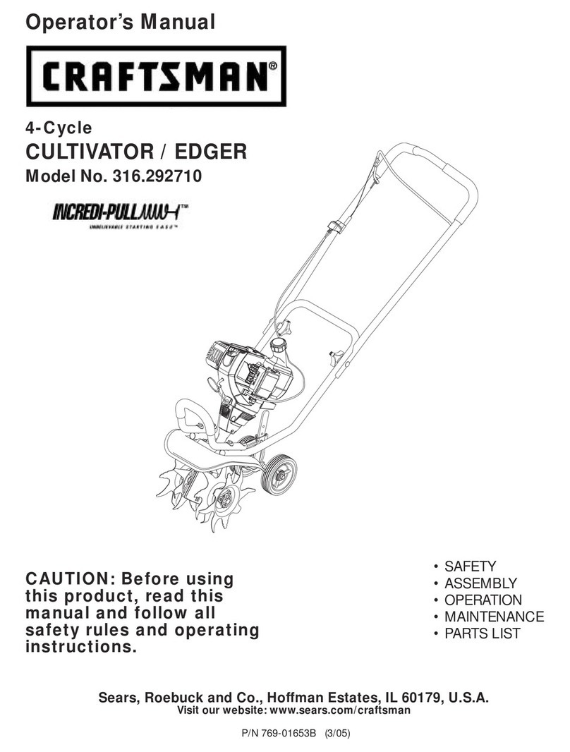 Craftsman 316.29271 Operator's manual