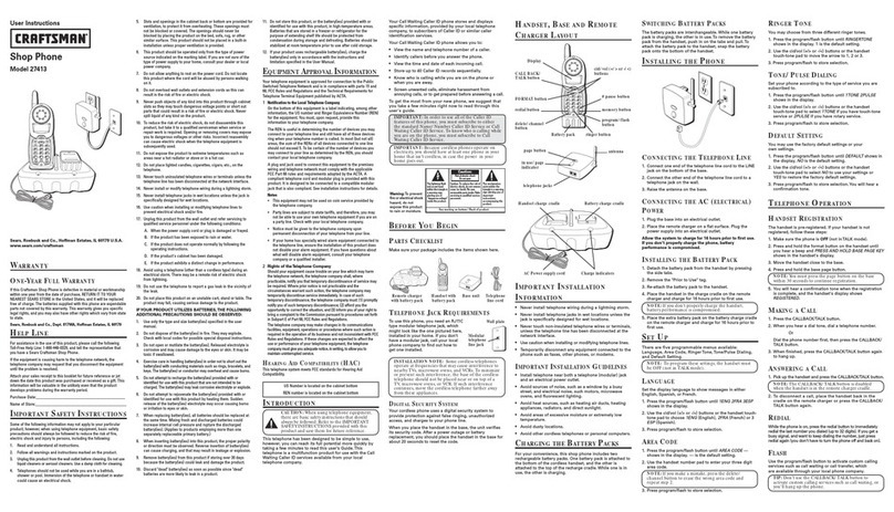 Craftsman 16278350 User instructions