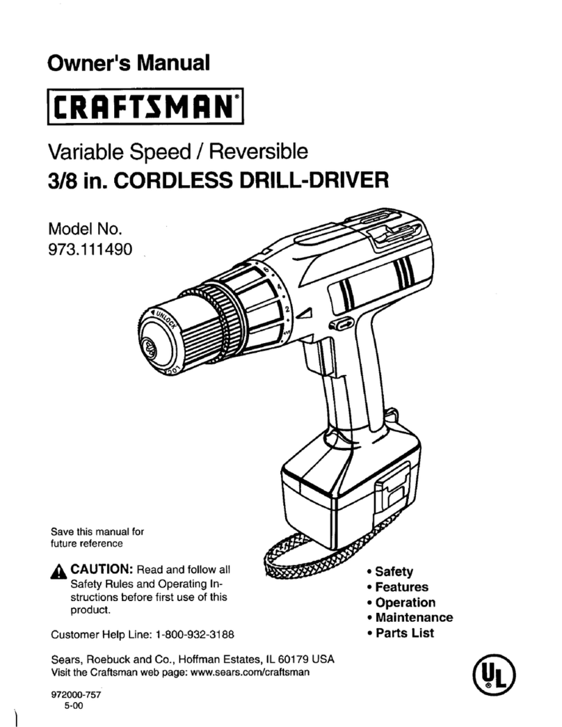 Craftsman 973.111490 owner's manual