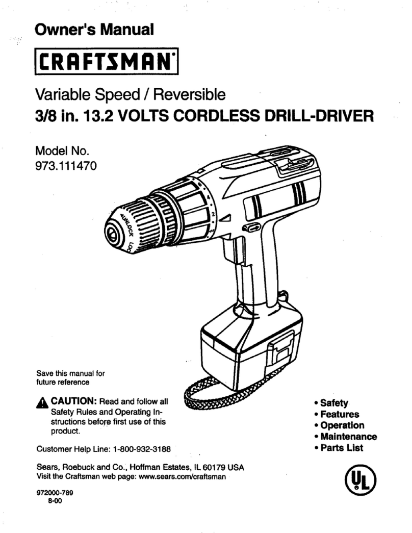 Craftsman 973.11147 owner's manual