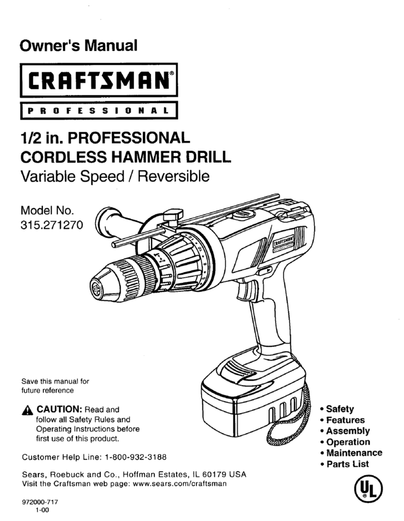 Craftsman 315.27127 User manual