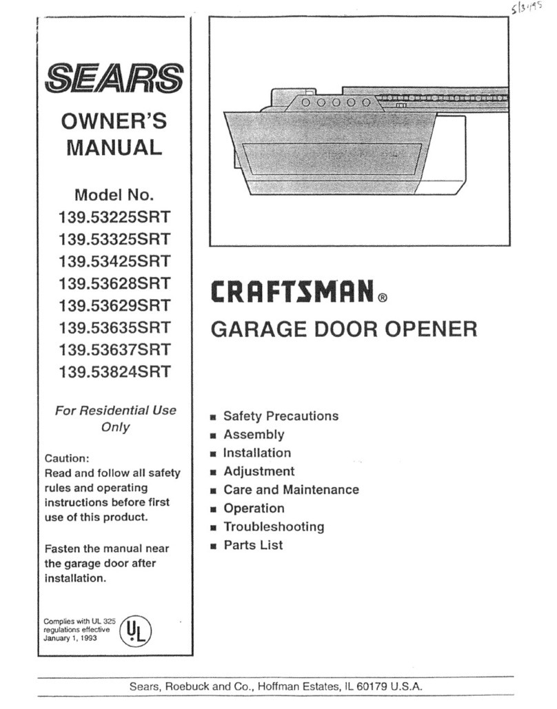 Craftsman 139.53225SRT owner's manual