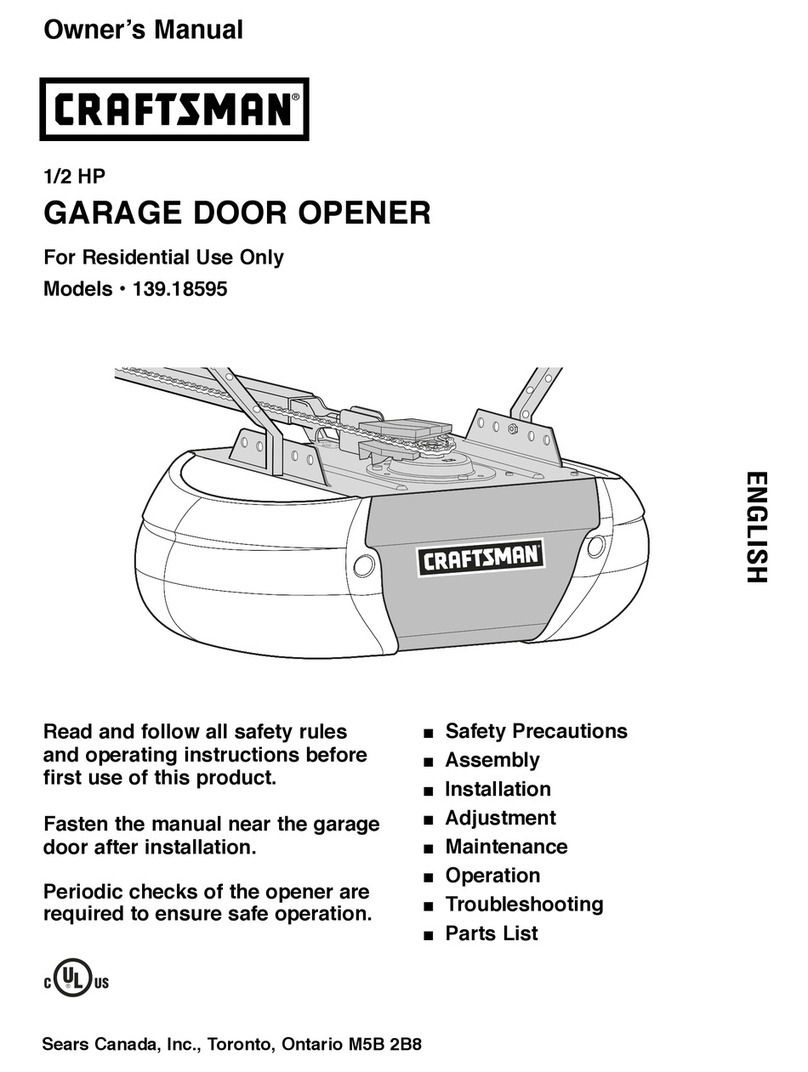 Craftsman 139.18595 User manual Craftsman 139.18595 User manual