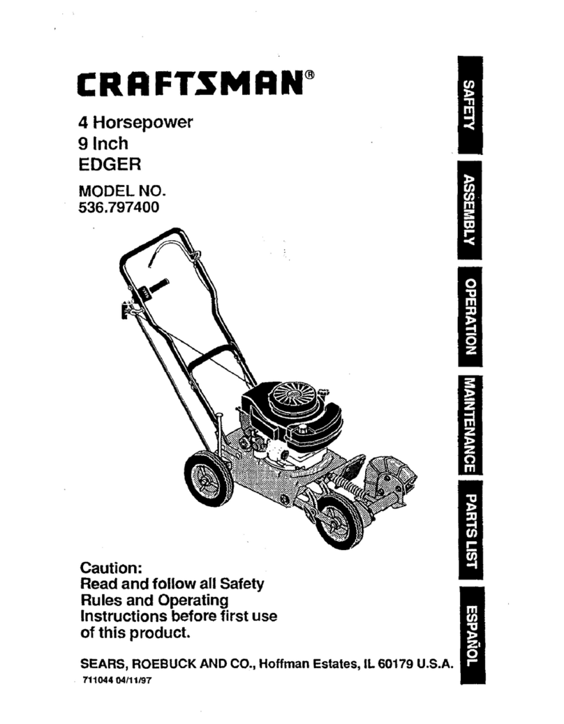Craftsman EDGER 536.7974 User manual