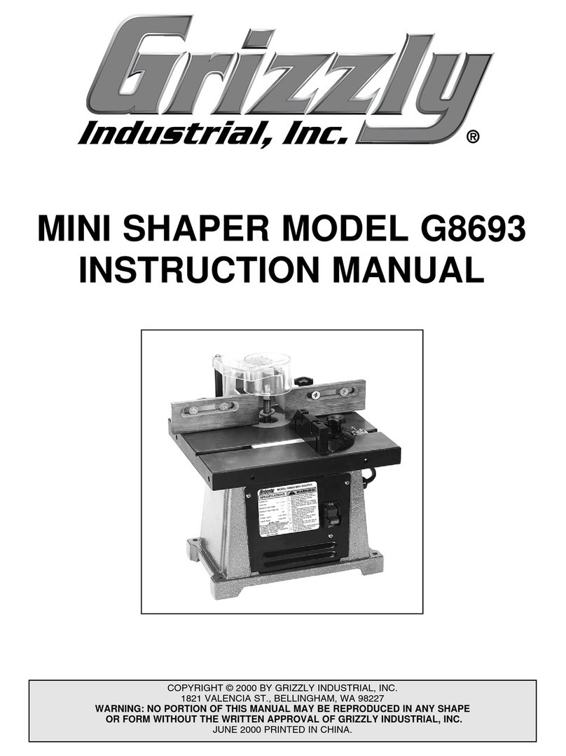 Grizzly G8693 User manual