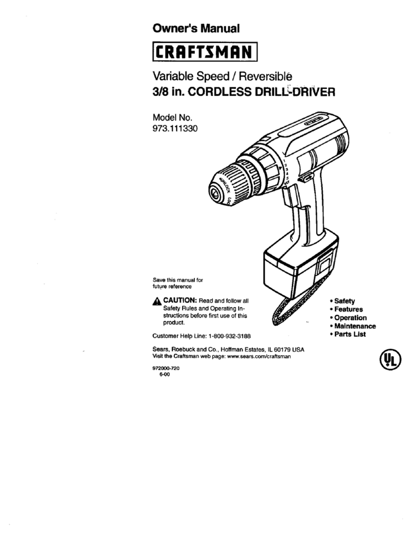 Craftsman 973.111330 User manual