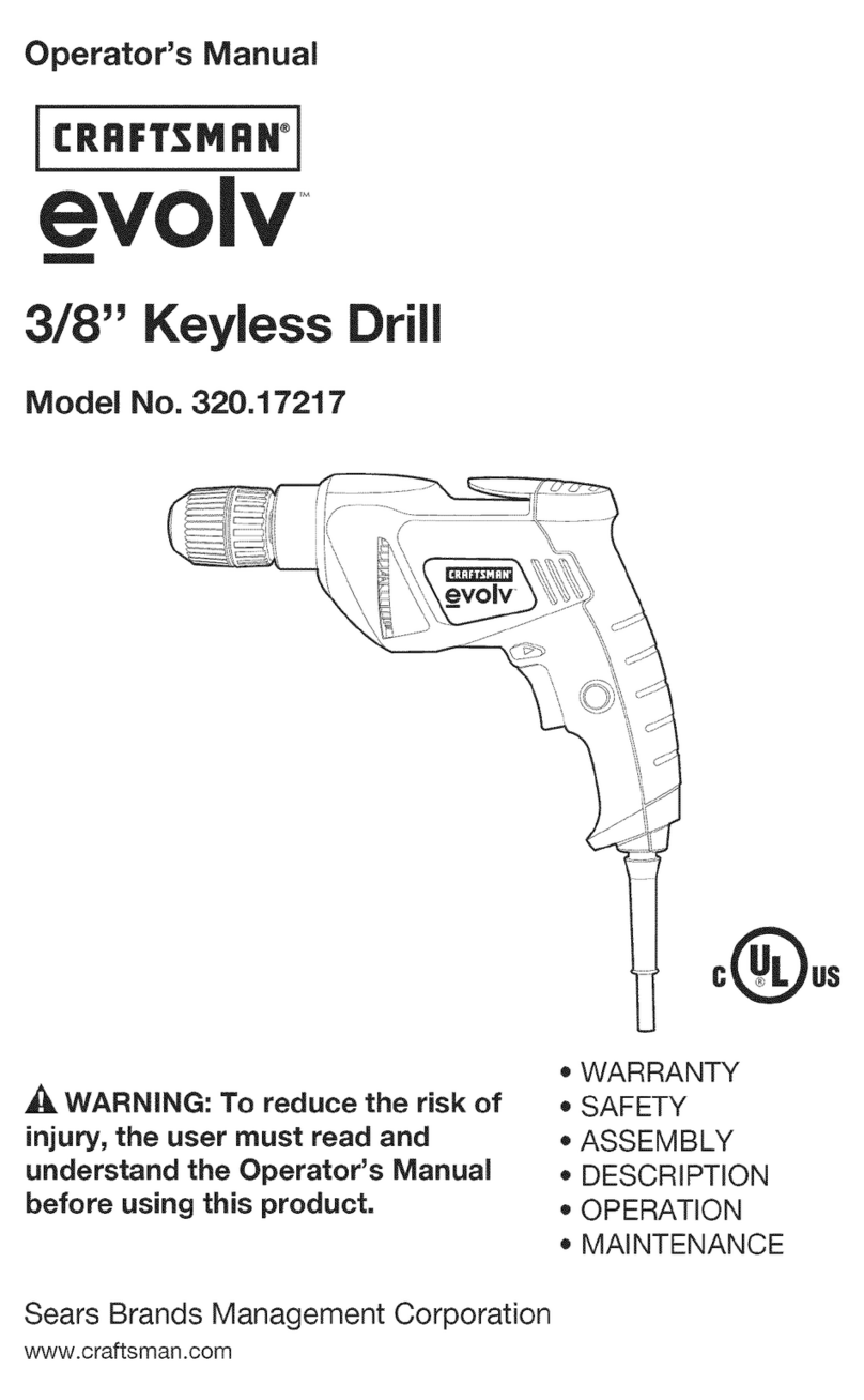Craftsman 320.17217 Operator's manual