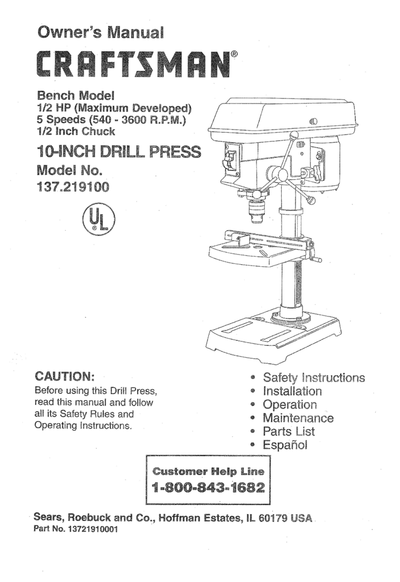 Craftsman 137.2191 owner's manual