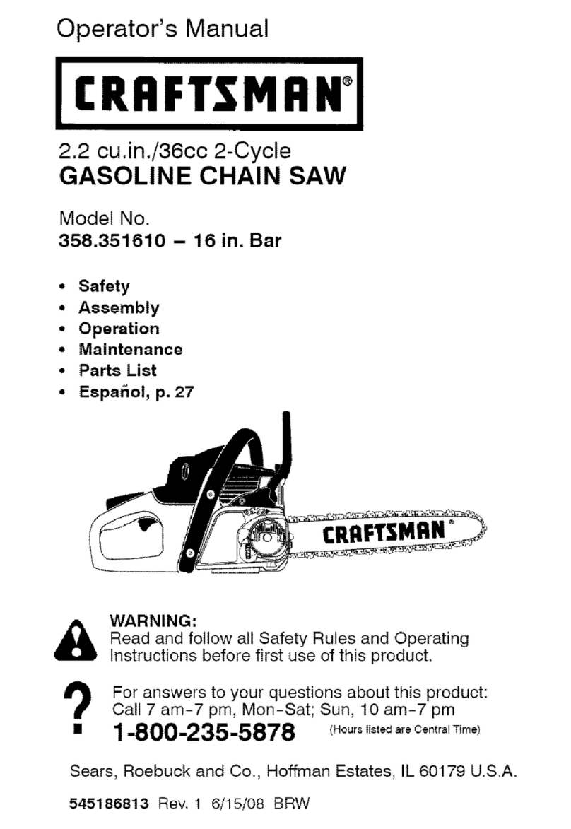 Craftsman 358.35161 User manual