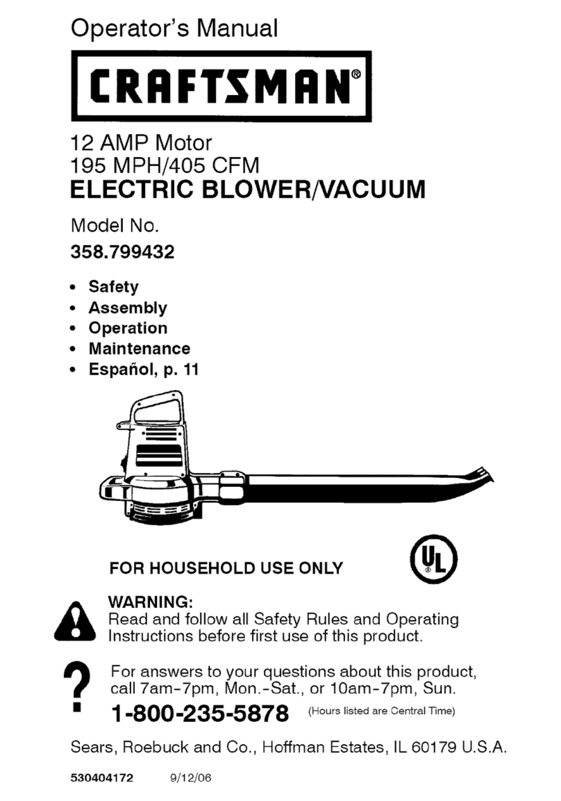 Craftsman 358.799432 Operator's manual