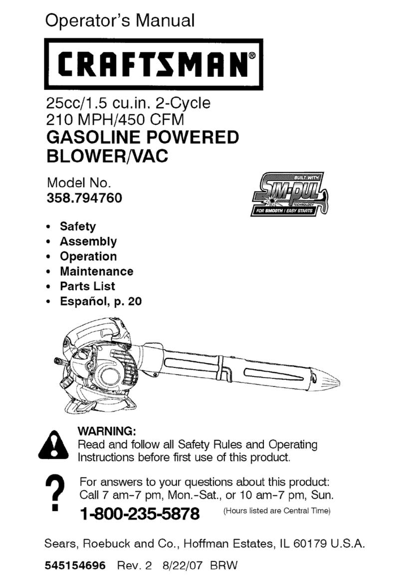 Craftsman 358.794760 User manual