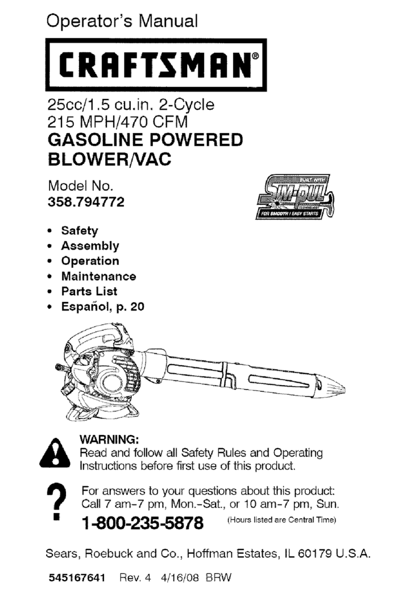 Craftsman 358.794772 User manual