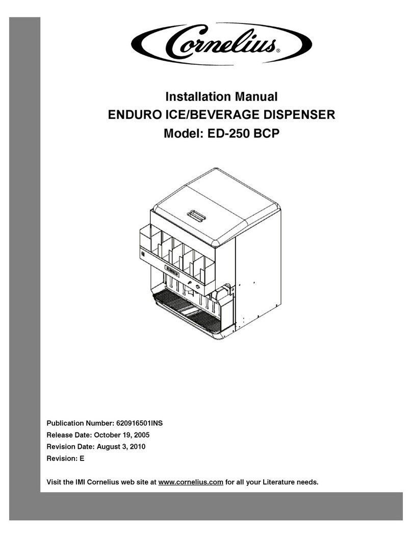 Cornelius Enduro ED-250 BCP User manual