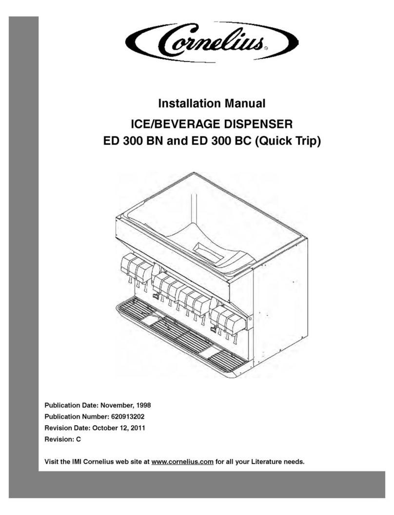 Cornelius ED 300 BN installation manual