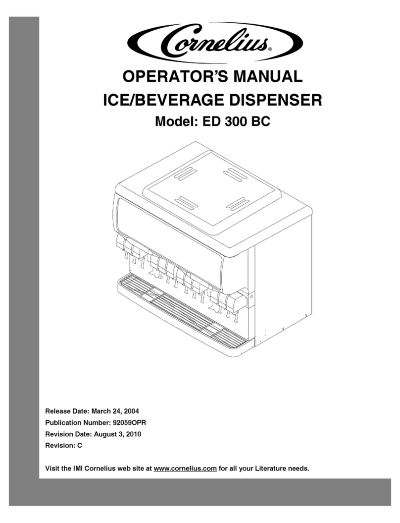 Cornelius ED 300 BC User manual Cornelius ED 300 BC User manual