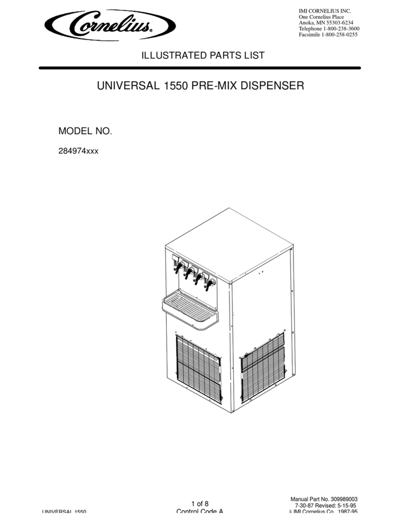 Cornelius REMCOR 1550 Setup guide Cornelius REMCOR 1550 Setup guide