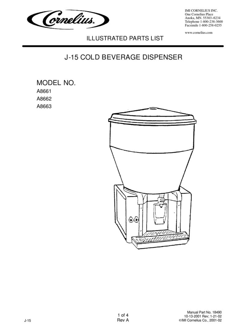 Cornelius A8661 Setup guide