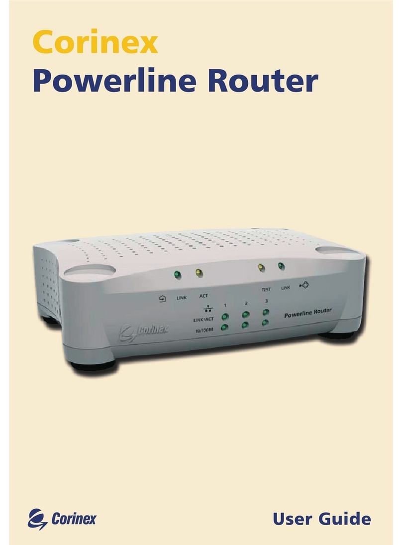 Corinex Powerline Router user guide