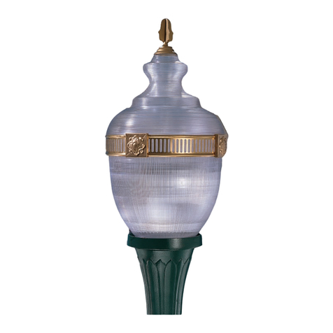 Cooper Lighting Westminster Post Top Luminaire User manual Cooper Lighting Westminster Post Top Luminaire User manual