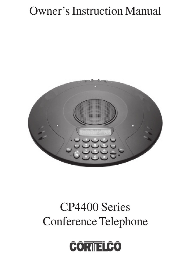 Cortelco CP4400 Series Owner's instruction manual
