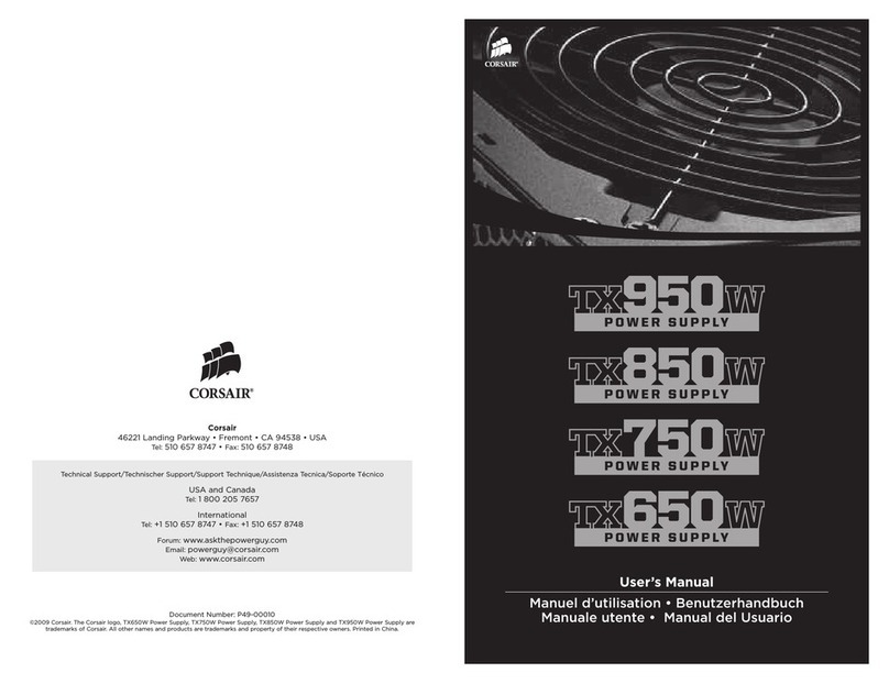 Corsair 60950-1 User manual
