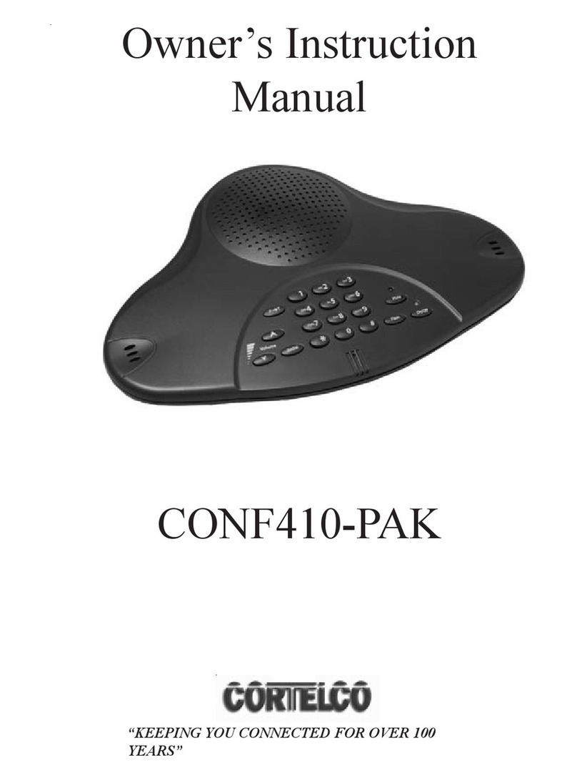 Cortelco CONF410-PAK Setup guide