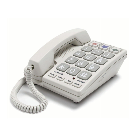 Cortelco ez TOUCH Owner's instruction manual