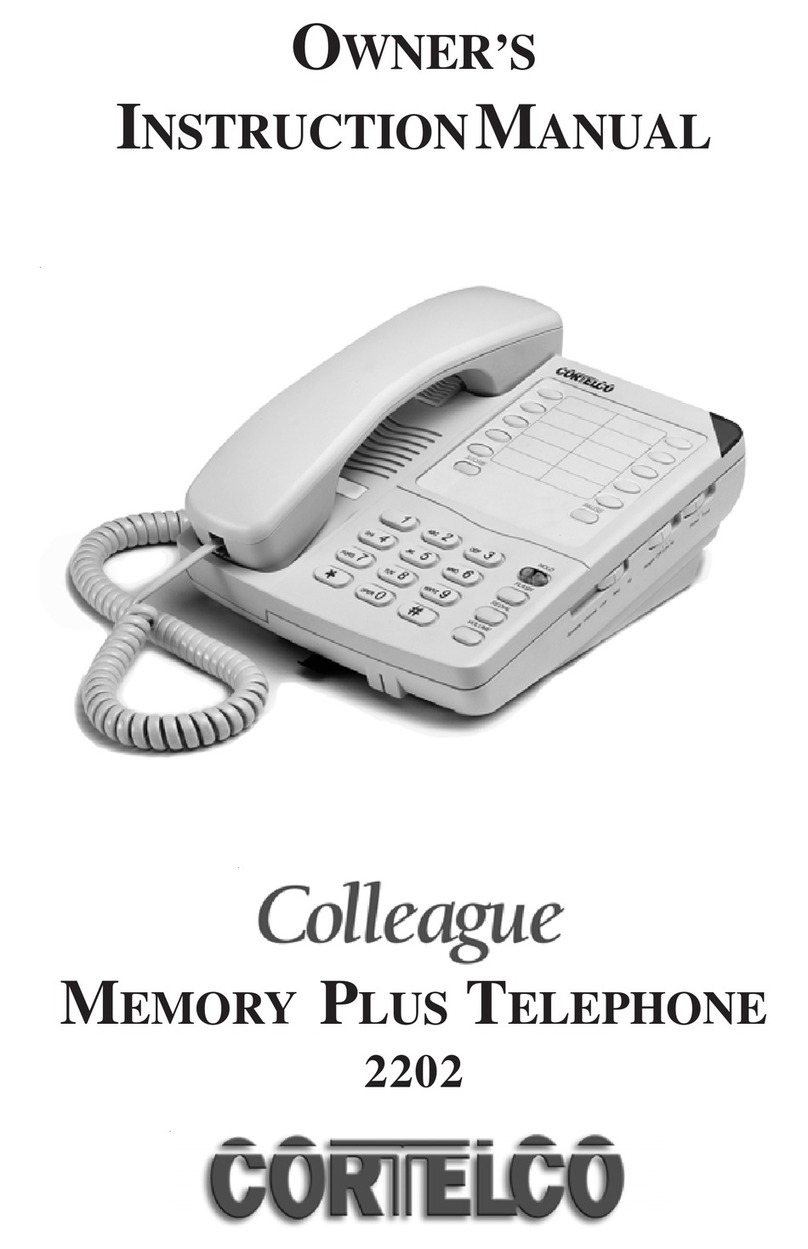 Cortelco Colleague 2202 Setup guide