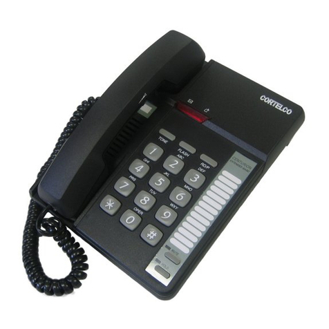 Cortelco CENTURION EXTENDED BASIC TELEPHONE Setup guide