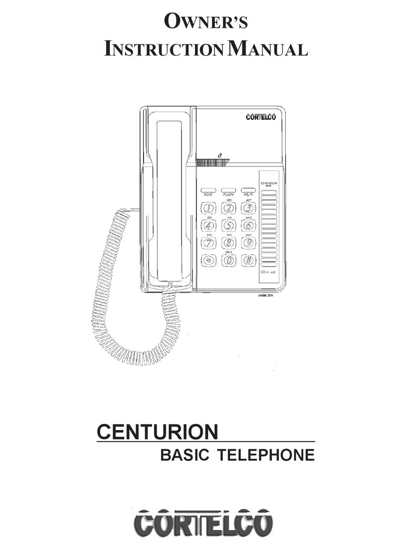 Cortelco CENTURION Setup guide