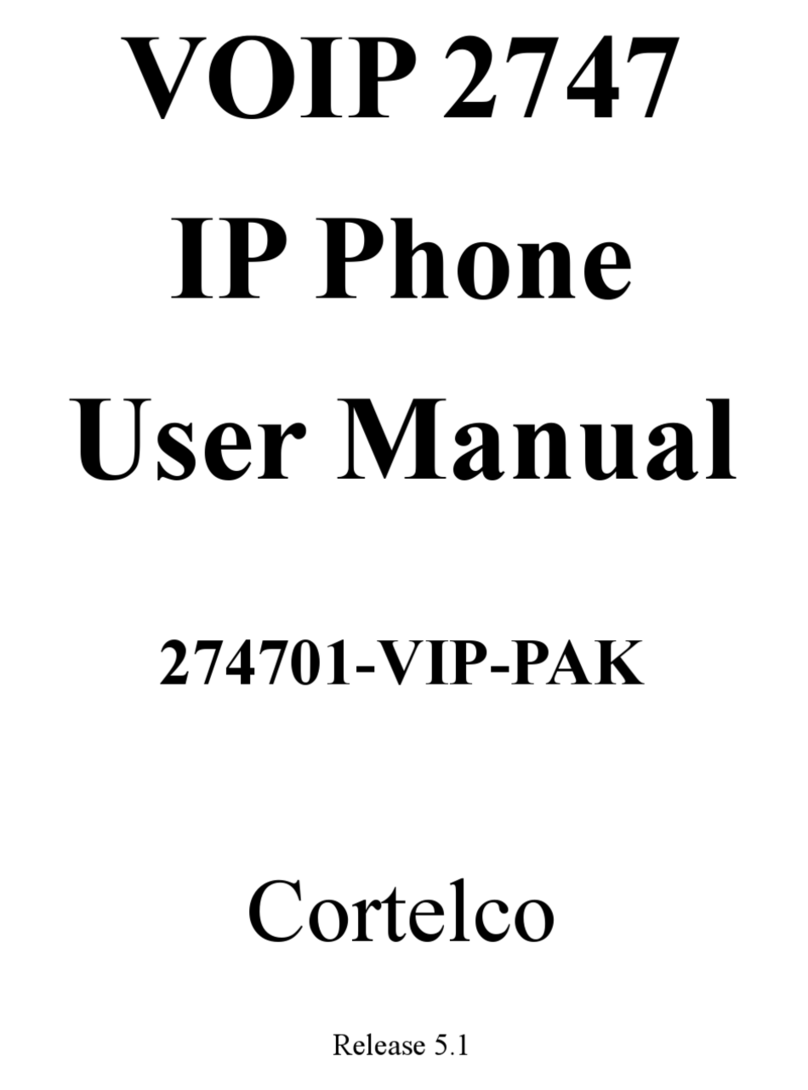 Cortelco VOIP 2747 User manual