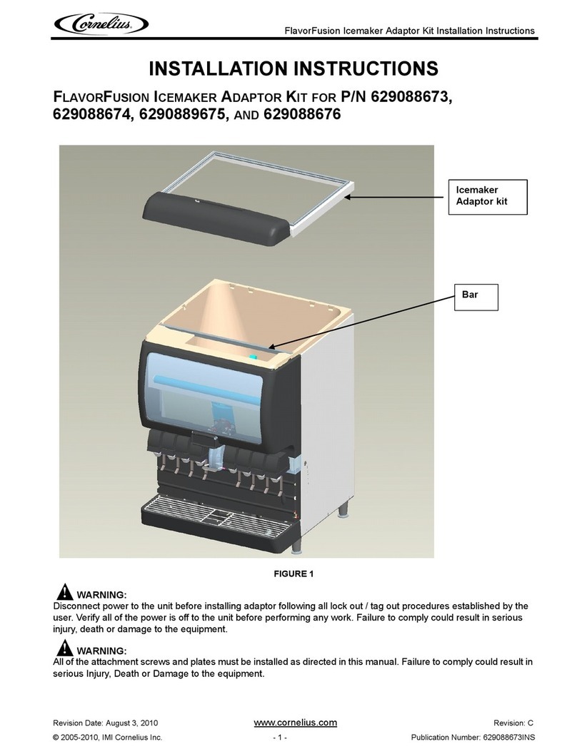 Cornelius FlavorFusion P/N 629088673 User manual