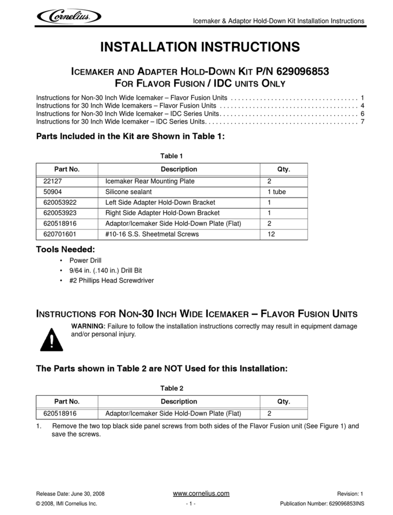 Cornelius Flavor Fusion 620053922 User manual