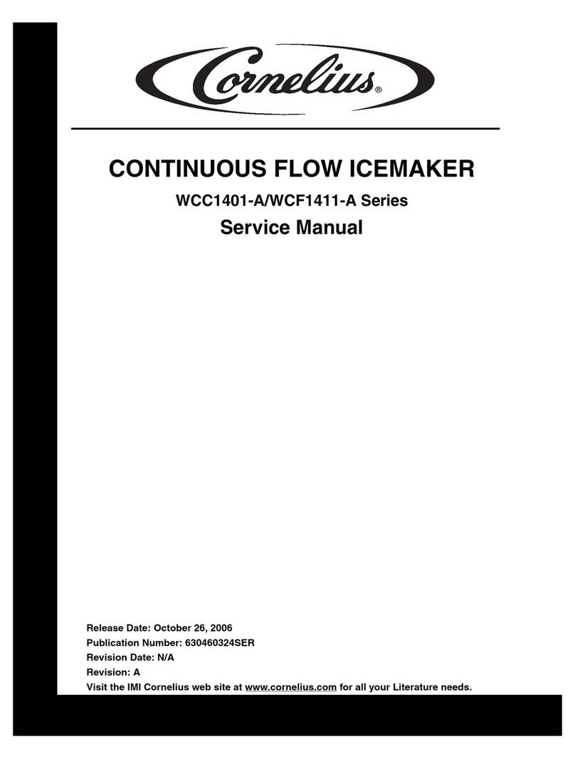 Cornelius WCF1411-A Series Service manual