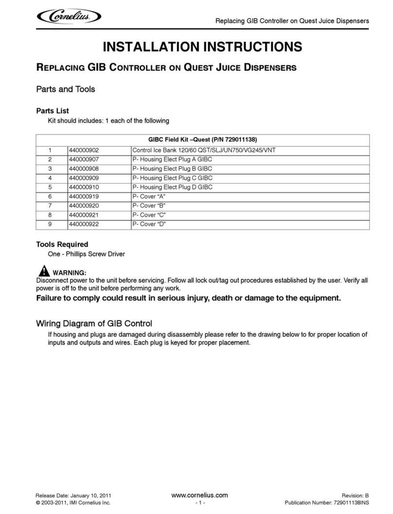 Cornelius 440000902 User manual