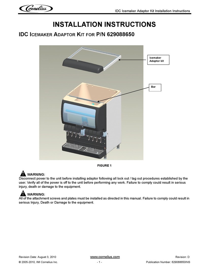 Cornelius P/N 629088650 User manual