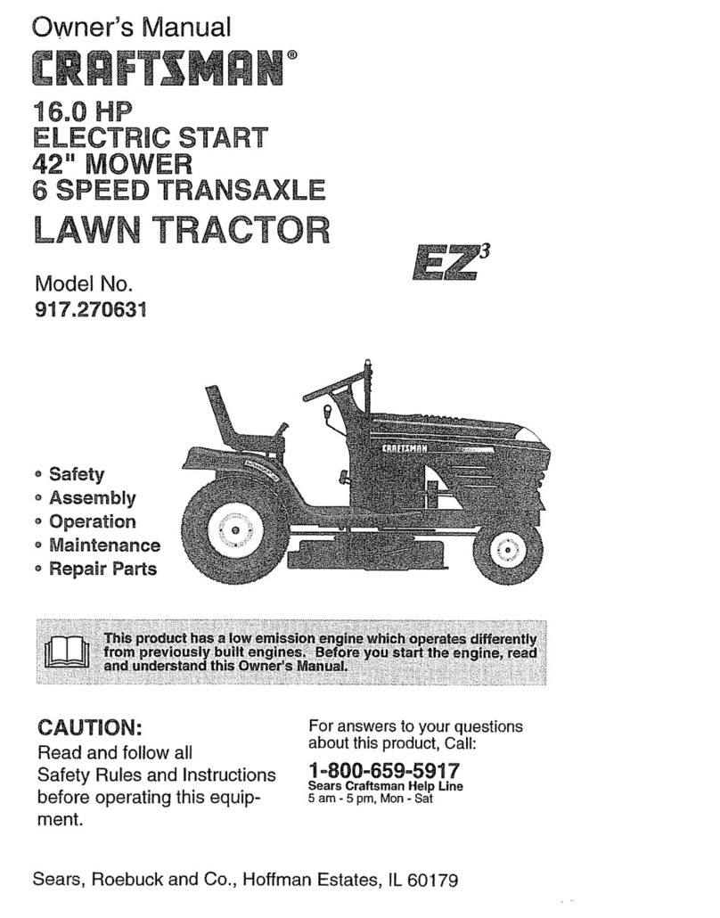 Craftsman EZ3 917.270631 owner's manual Craftsman EZ3 917.270631 owner's manual