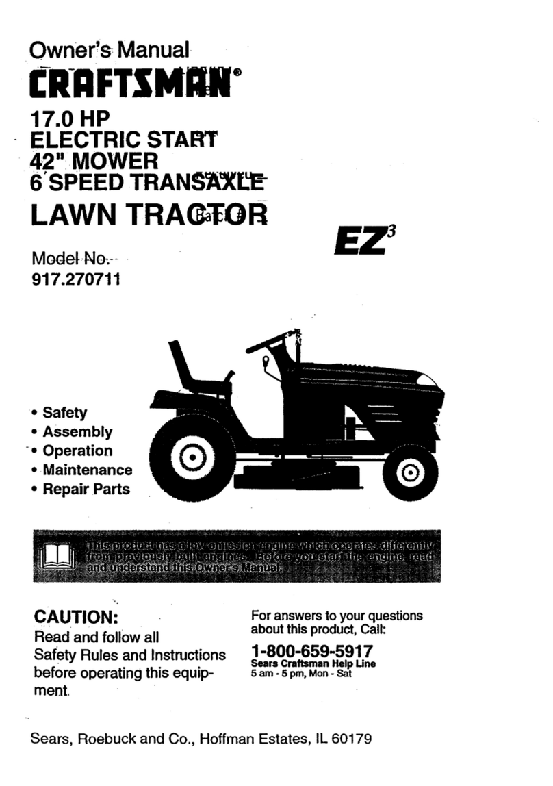 Craftsman EZ3 917.270711 User manual