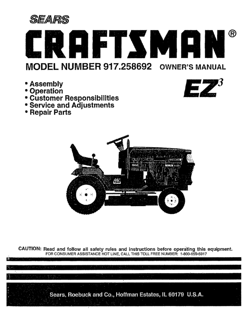 Craftsman EZ 917.258692 owner's manual