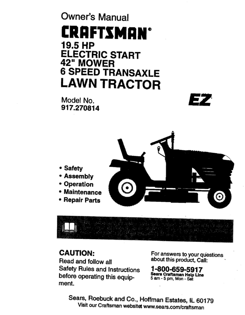 Craftsman EZ 917.270814 User manual