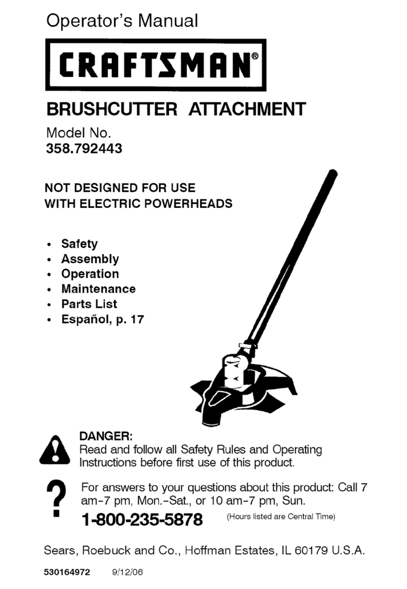 Craftsman 358.792443 Operator's manual