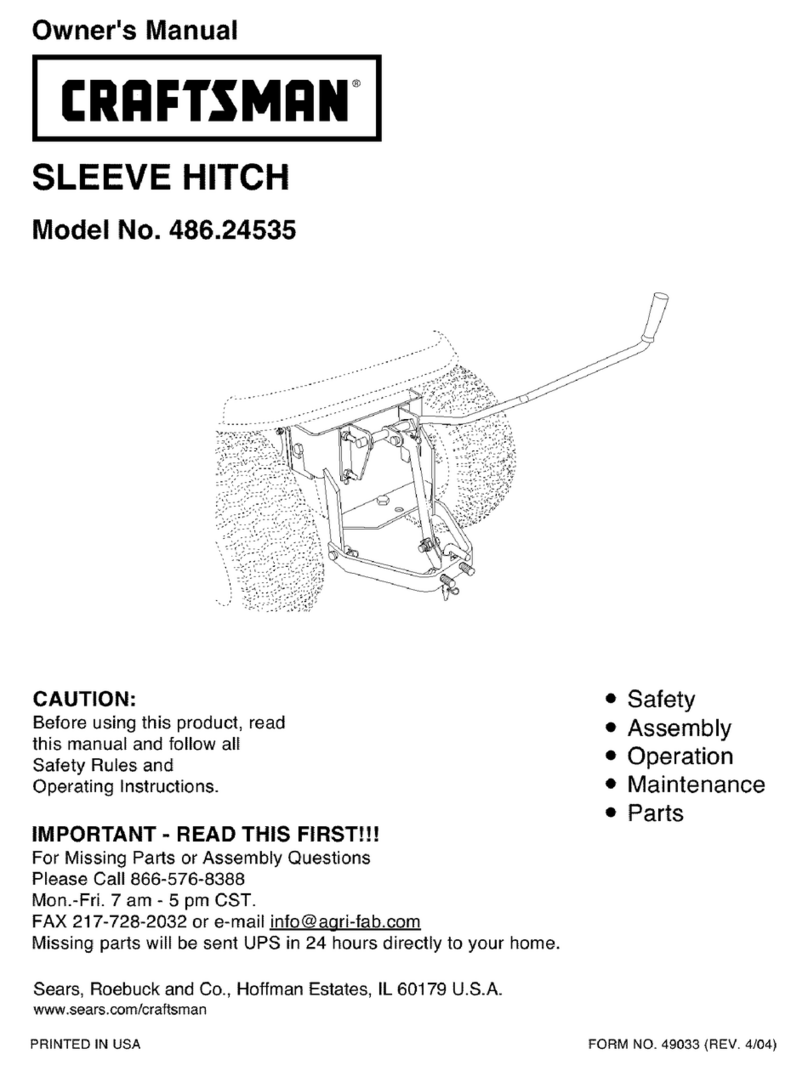 Craftsman 486.24535 owner's manual