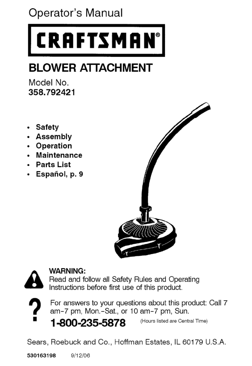Craftsman 358.792421 Operator's manual